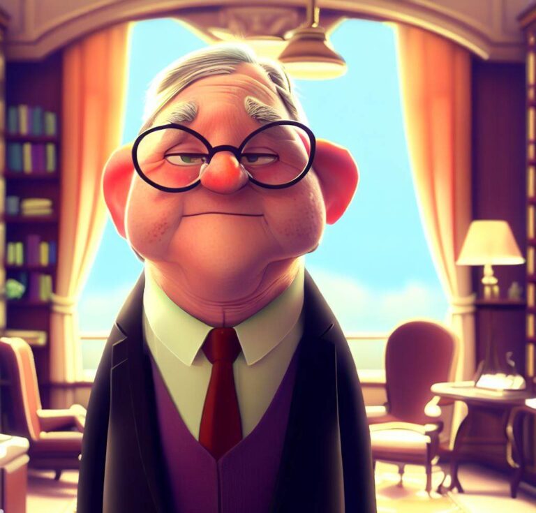 Warren Buffet lookalike