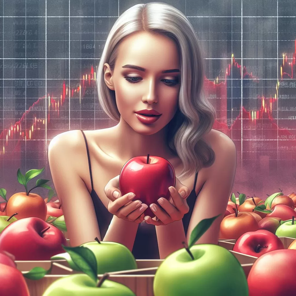 the prettiest stock market apple