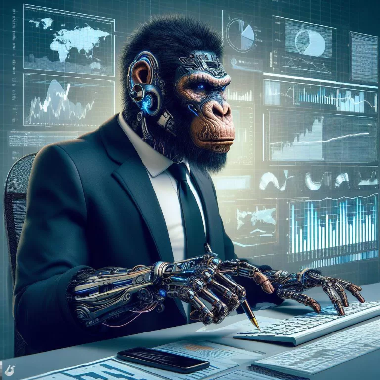 Cyborg Ape trading